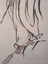 真作】掛軸 達磨祖師 力強く描かれた禅の祖師像 共箱入 T135 - メルカリ