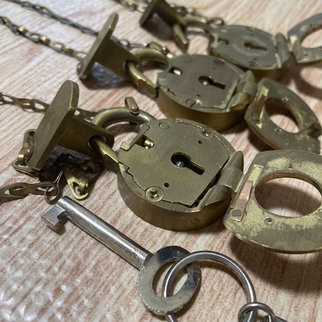 国鉄　現金輸送錠前　JRキーホルダー付