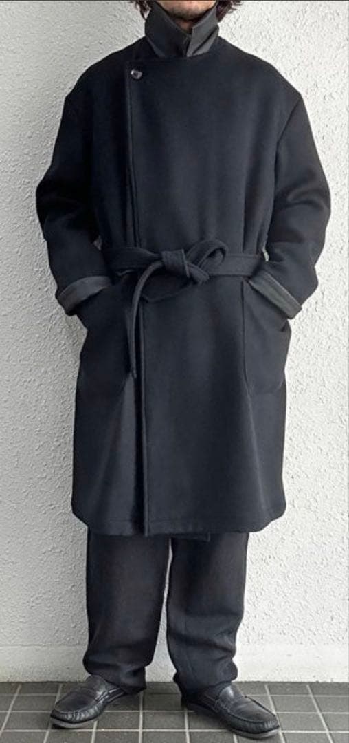 AUBERGE 25AW CONNERY ビキューナ混 究極ガウンコートM 40