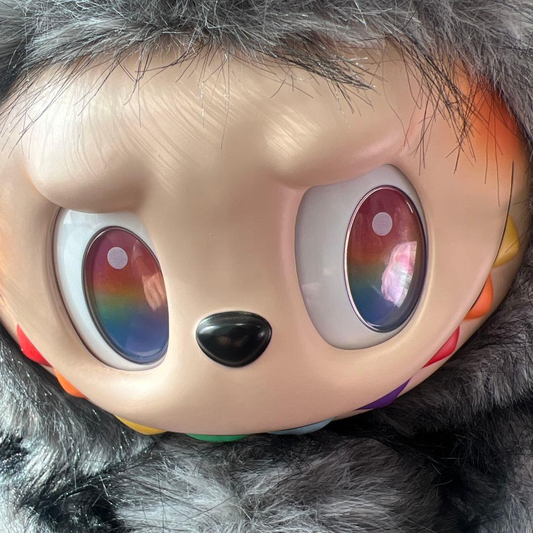 黒 ジモモ BIGサイズ ぬいぐるみ レア labubu ZIMOMO ラブブ