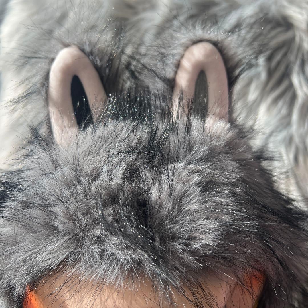 黒 ジモモ BIGサイズ ぬいぐるみ レア labubu ZIMOMO ラブブ