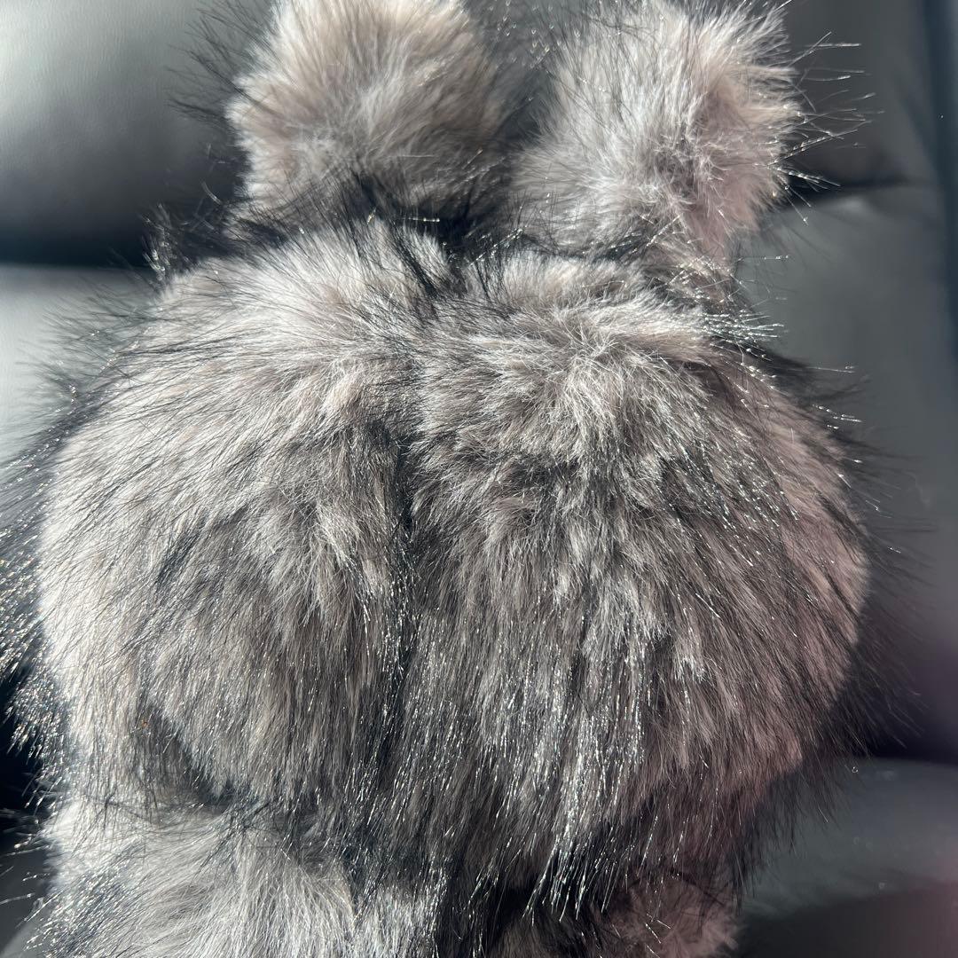 黒 ジモモ BIGサイズ ぬいぐるみ レア labubu ZIMOMO ラブブ