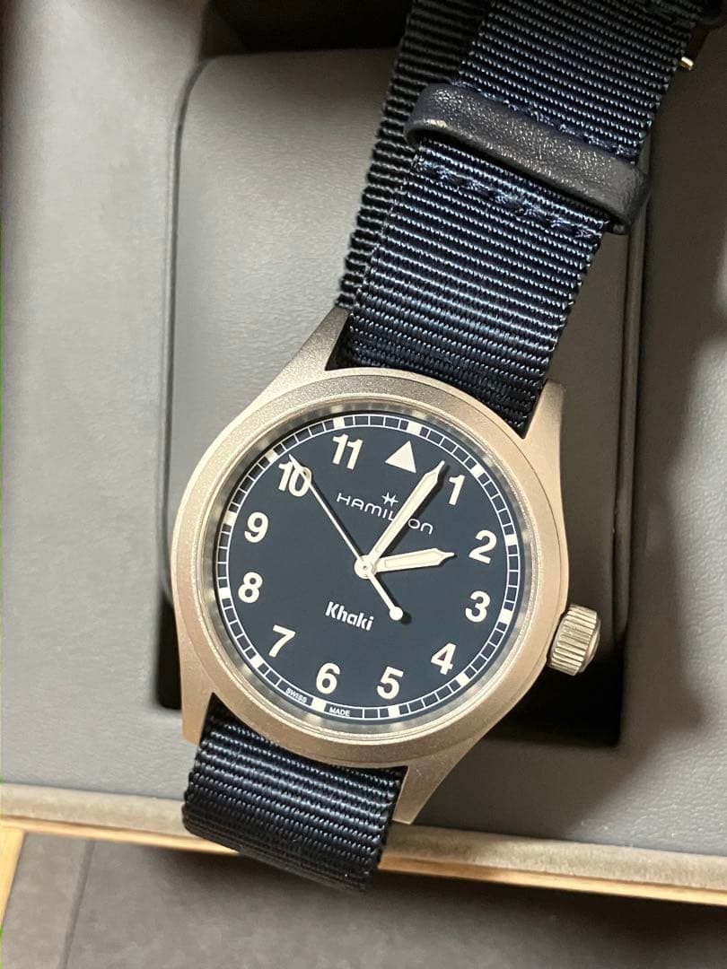 ハミルトン　カーキフィールドクオーツ　H69401940