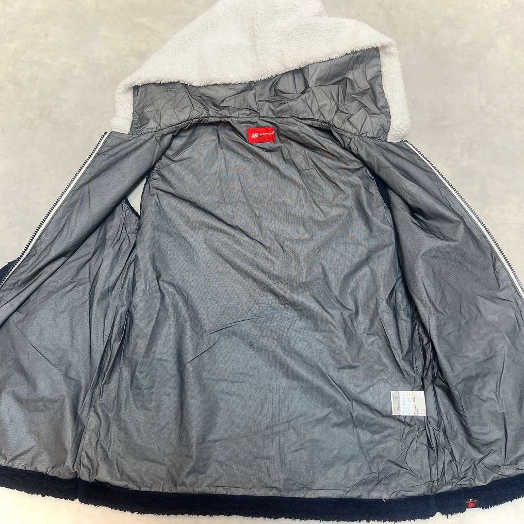 セットアップ◆ニューバランス ゴルフ ボアベスト＆スカート◇ネイビー M 蓄熱