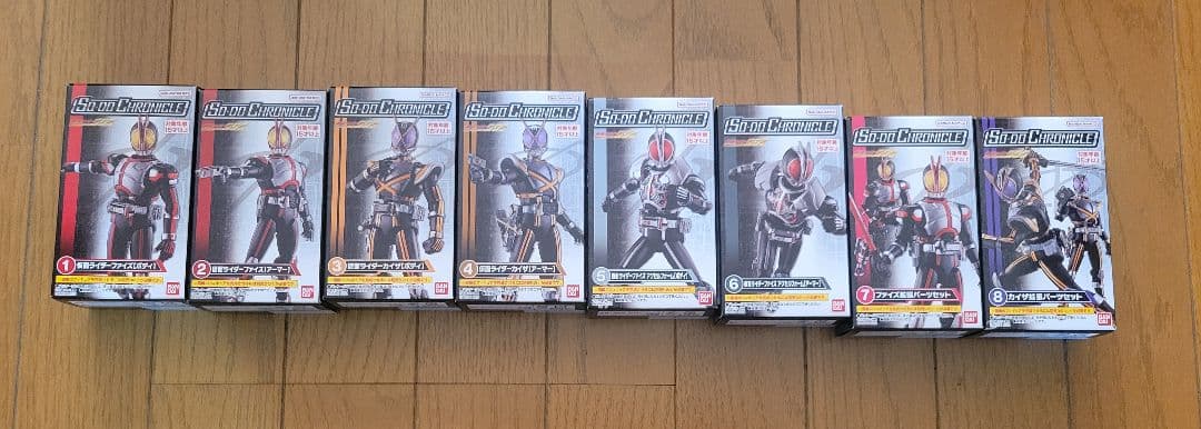 SO-DO CHRONICLE 仮面ライダー555フルコンプ&バイク3種+α - メルカリ