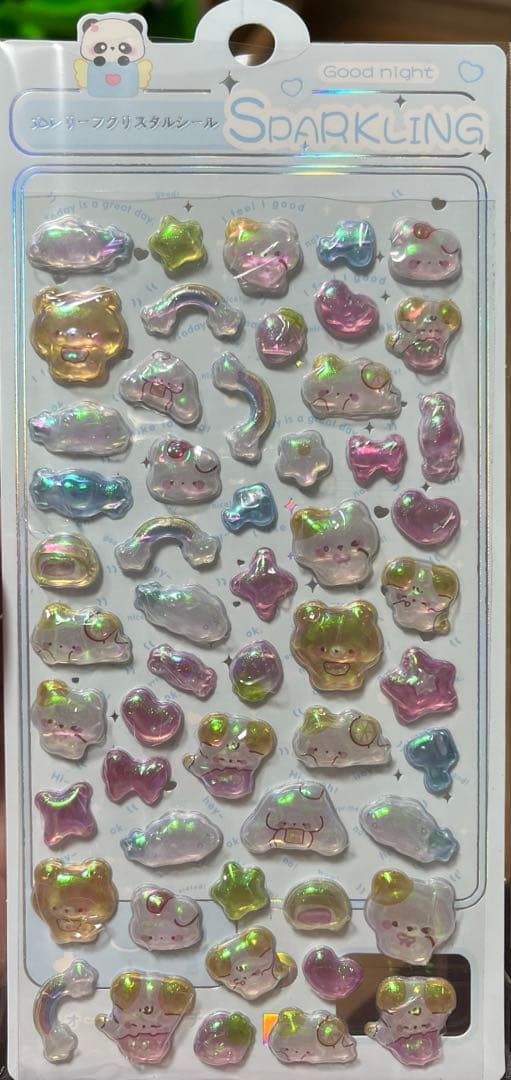 【国内正規品】11枚まとめセット　シール　クリスタル3Dシール　ぷっくりシール