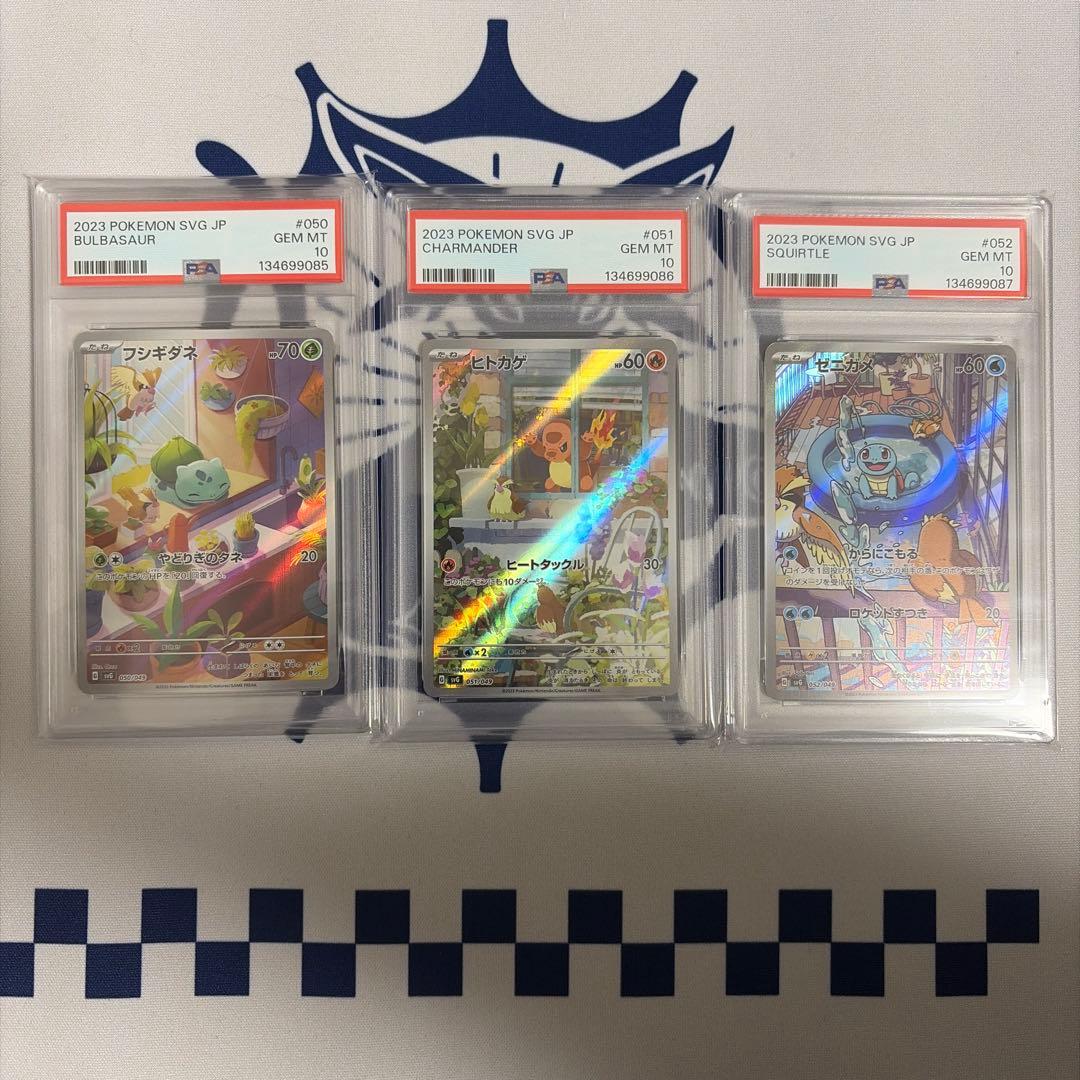 PSA10連番】ポケモンカード スペシャルデッキセットEX 御三家 AR