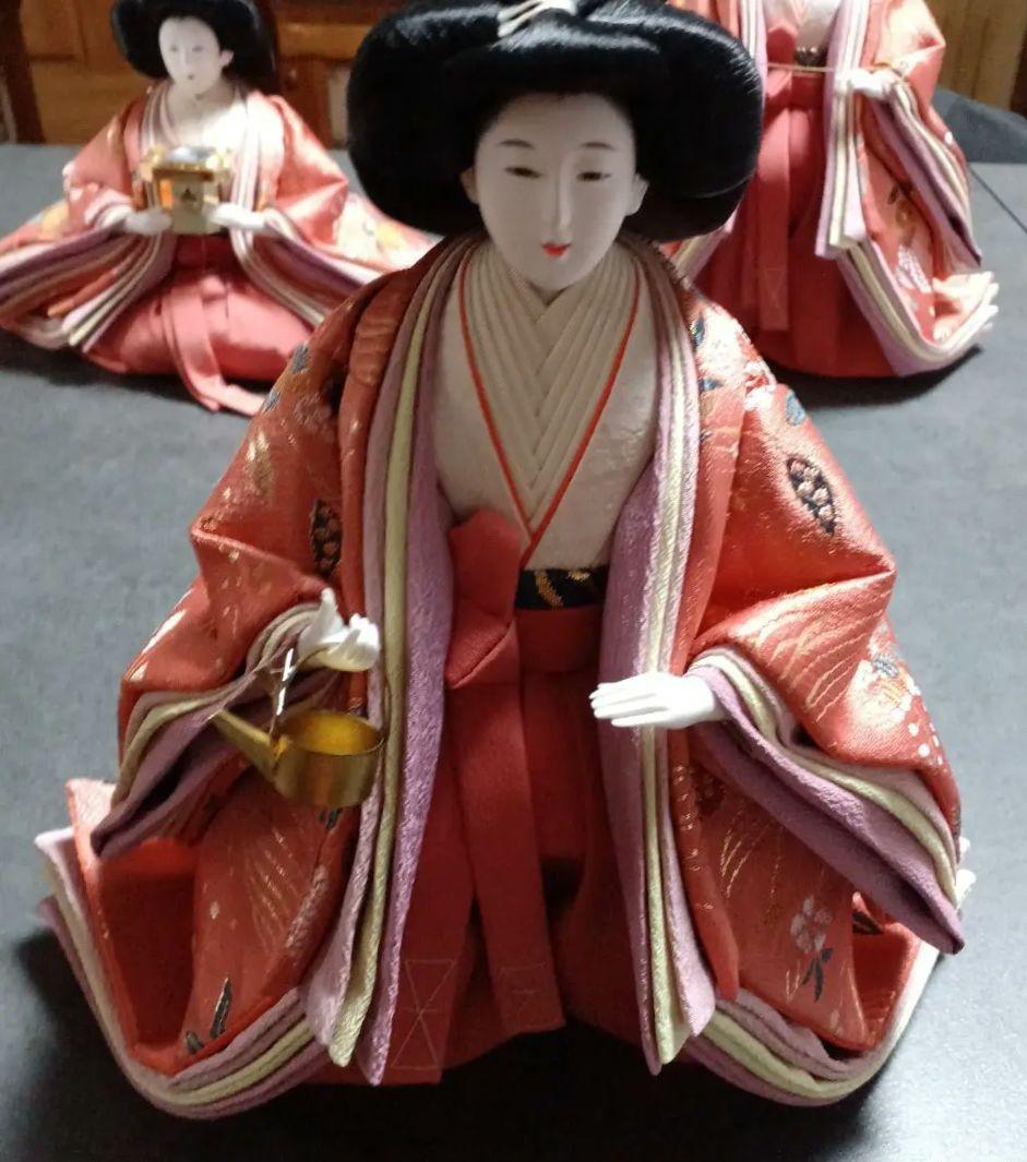 吉徳大光 雛人形 三人官女　初節句　ひな人形　お雛様　お内裏様　ひな祭り