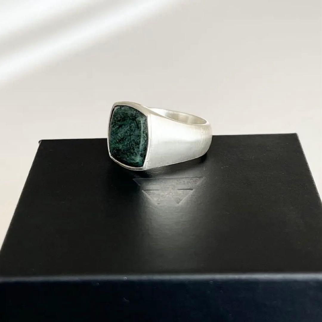 【美品】TOM WOOD cushion onxy ring g54 14号