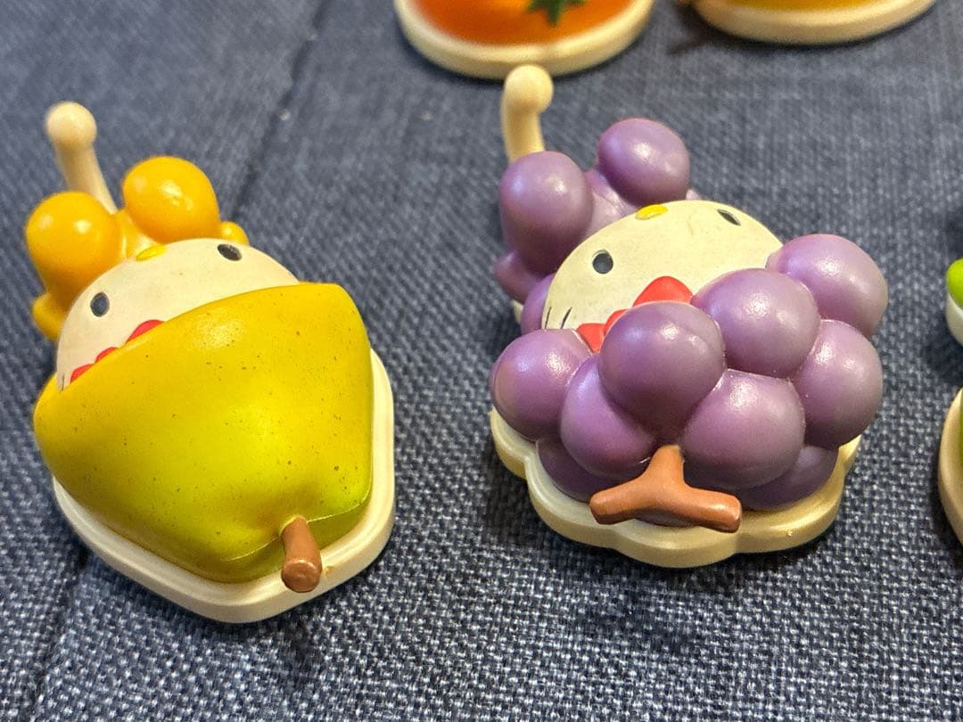 ハローキティ フルーツマグネットフック 6個セット なっちゃん 平成レトロ