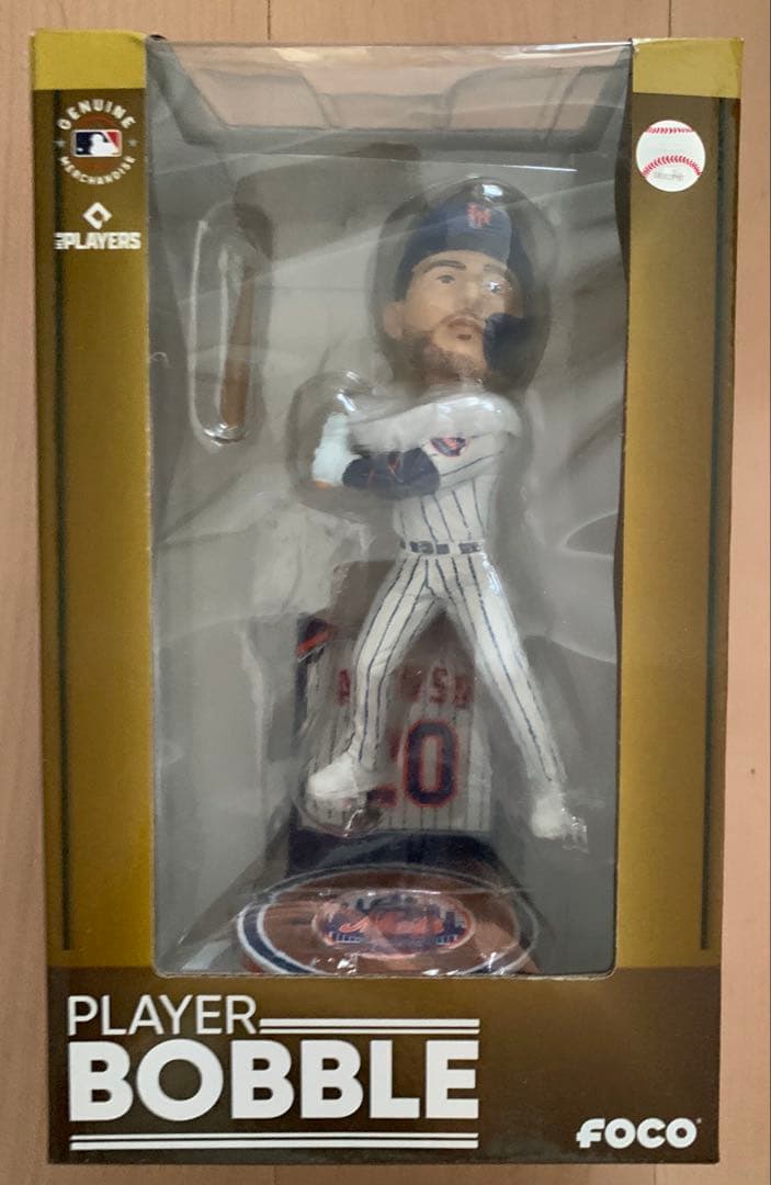 新品未開封 MLB公式 ボブルヘッド ピート・アロンソ ニューヨークメッツ