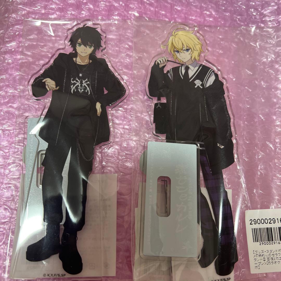 終わりのセラフ カラオケの鉄人 コラボ アクスタ 優一郎 ミカエラ