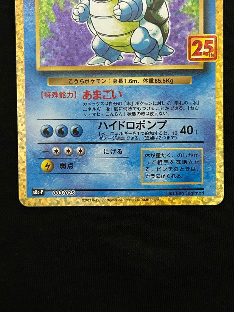 【極美品】カメックス プロモカードパック 25th ANNIVERSARY