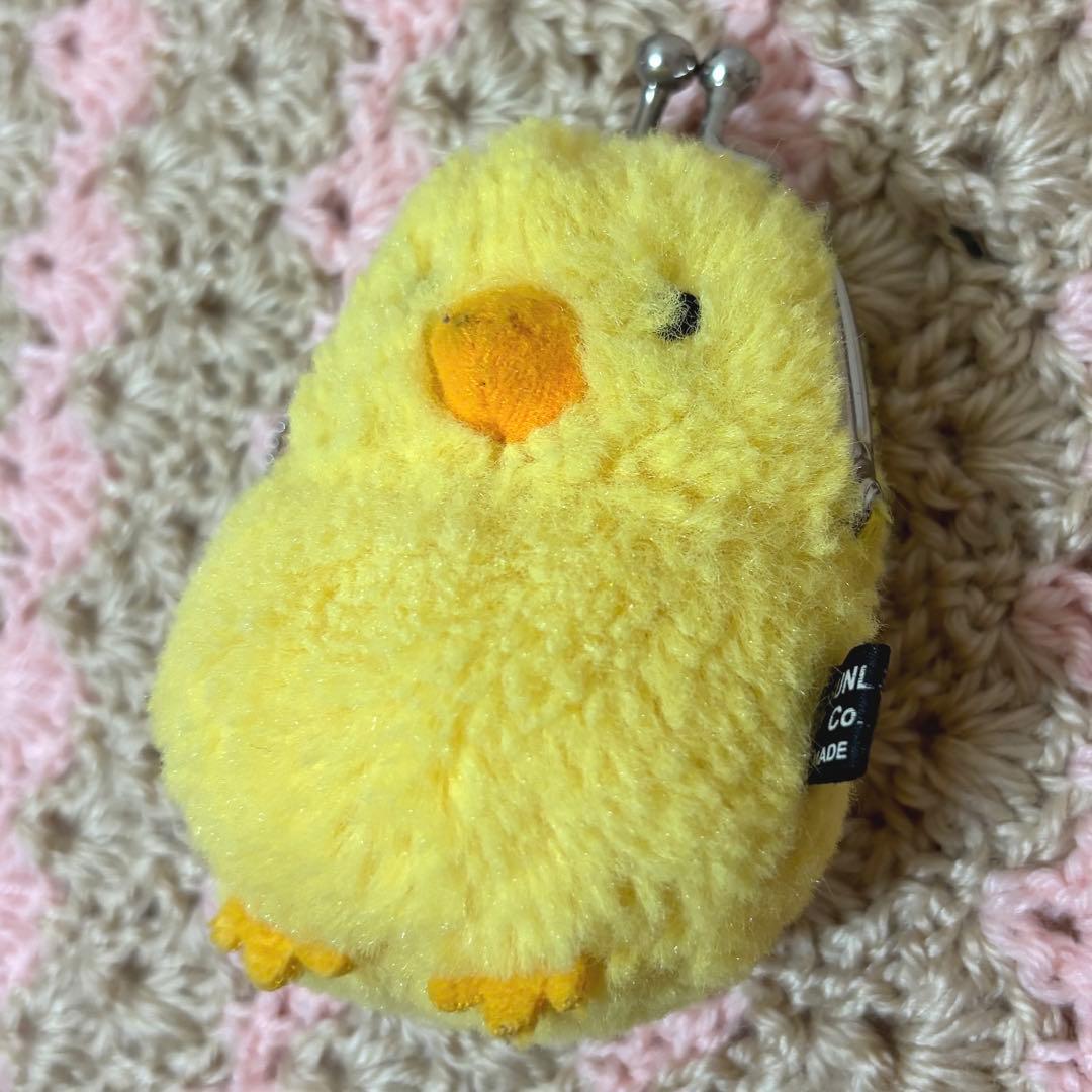 出品停止間近　ひよこ　がま口　ぬいぐるみ　マスコット　キーホルダー　レトロ