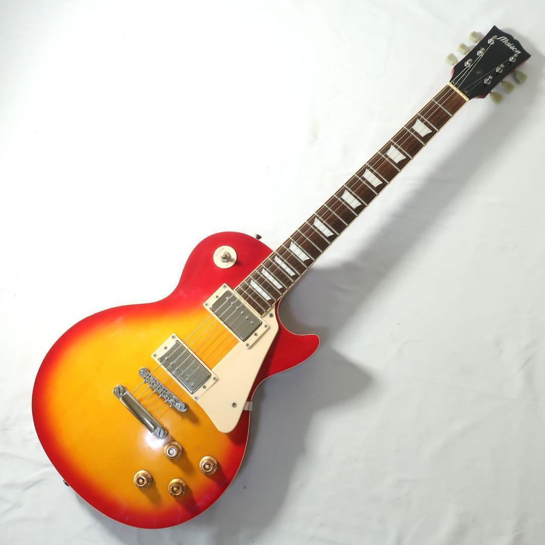 Maison レスポールタイプ エレキギター チェリーサンバースト 10686】maison レスポールタイプ チェリーサンバースト - メルカリ