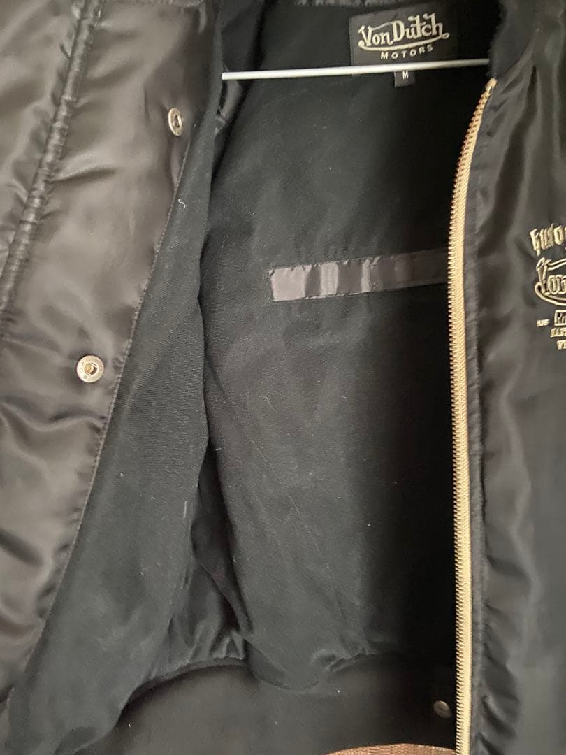 Von Dutch motors MA-1 ボンバージャケット ブラック - メルカリ