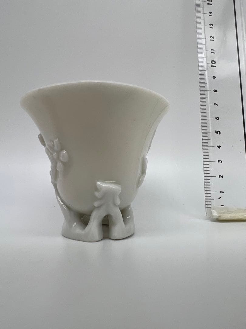 中国明朝か清朝德化窯杯茶道具骨董古美術　コレクション唐物　アンティーク青磁　江戸