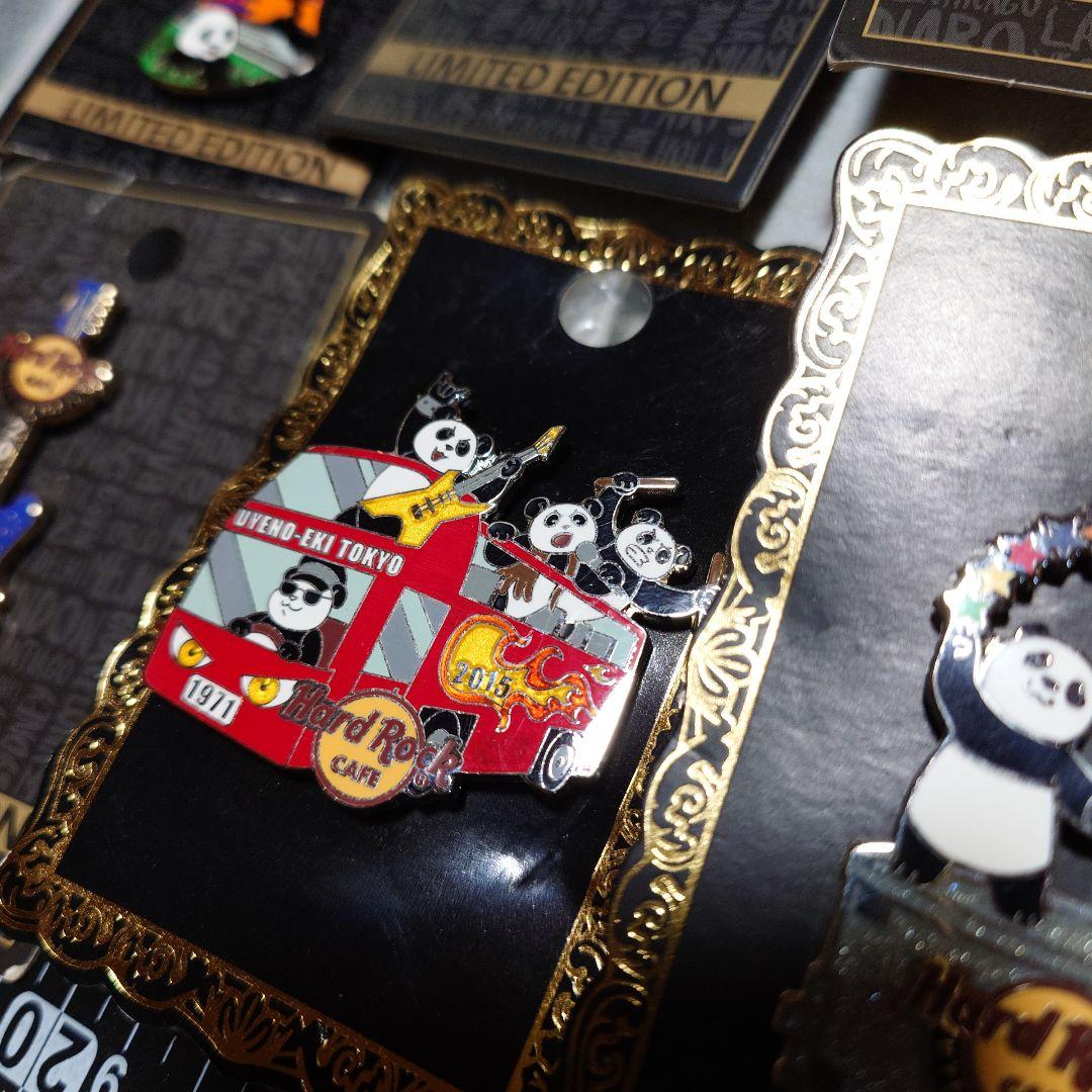 S*e様 激レア ハードロックカフェ 上野 パンダ系ピン まとめセット