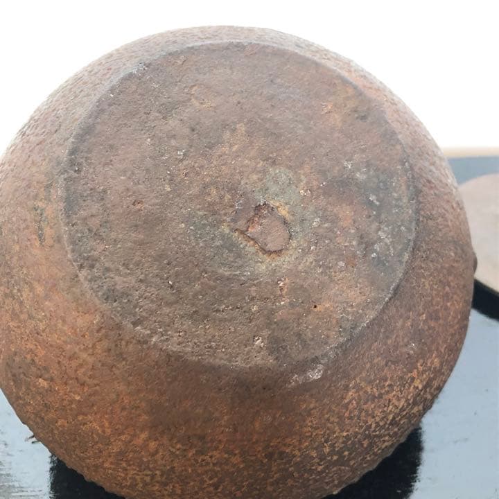 龍文堂　小霰　小あられ　鉄瓶