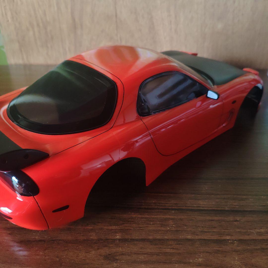タミヤ　RX-7 ボディ　オレンジ