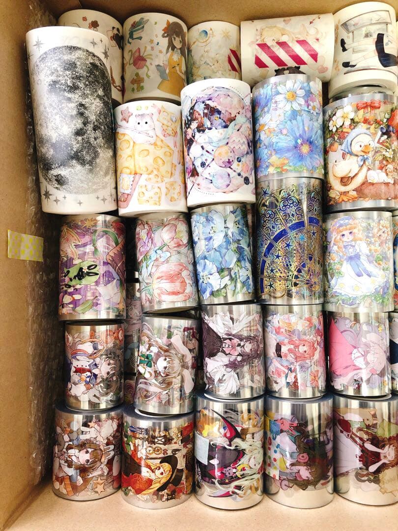 ★ちょまちゃん★【海外マステ 132巻】 大量 コラージュ 人物マステ