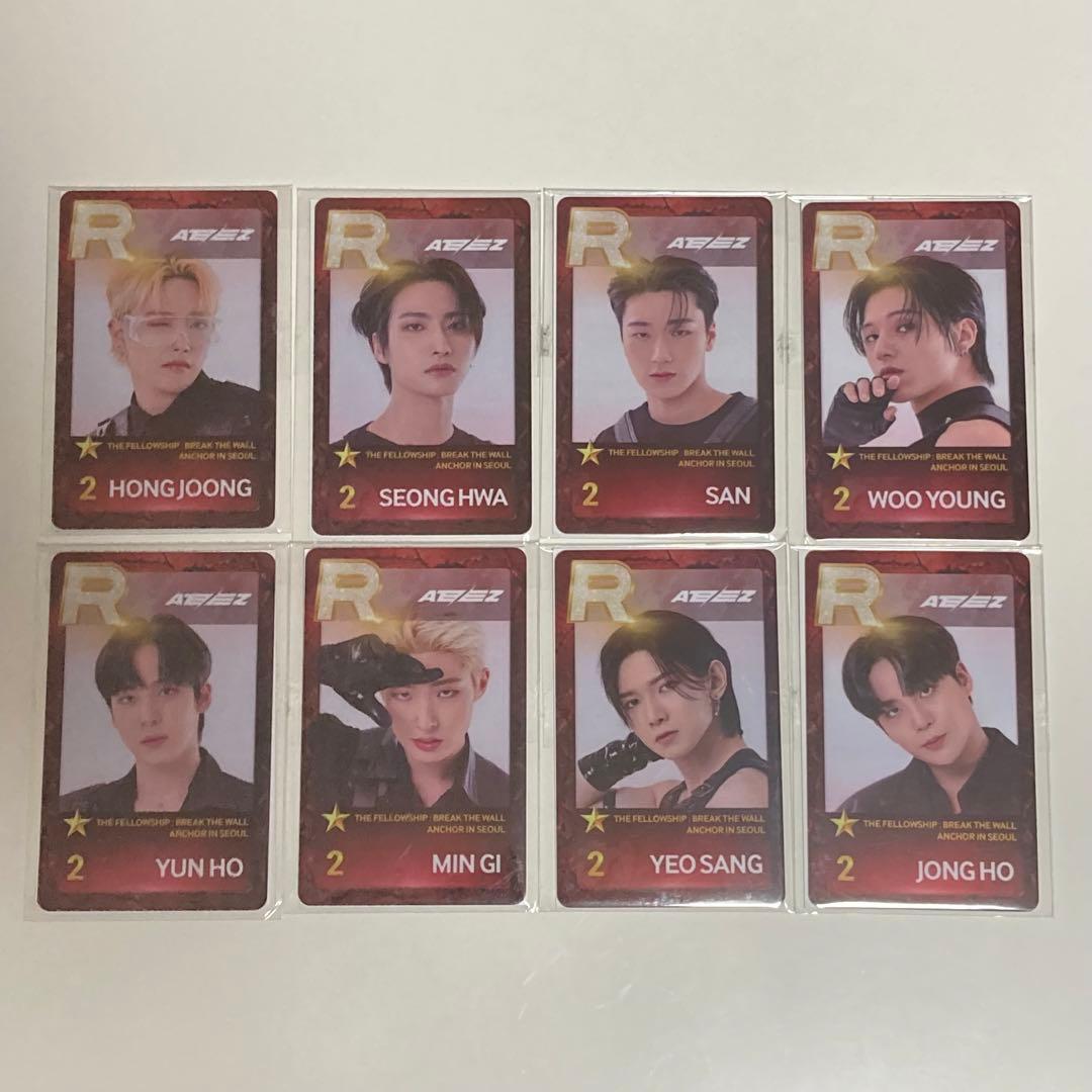 superstar ATEEZ SUPERSTAR ATEEZ 特典 PVC トレカ コンプ 会場 限定