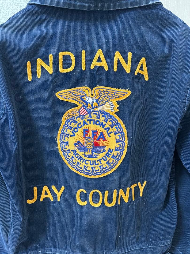 FFA ジャケット ネイビー コーデュロイ