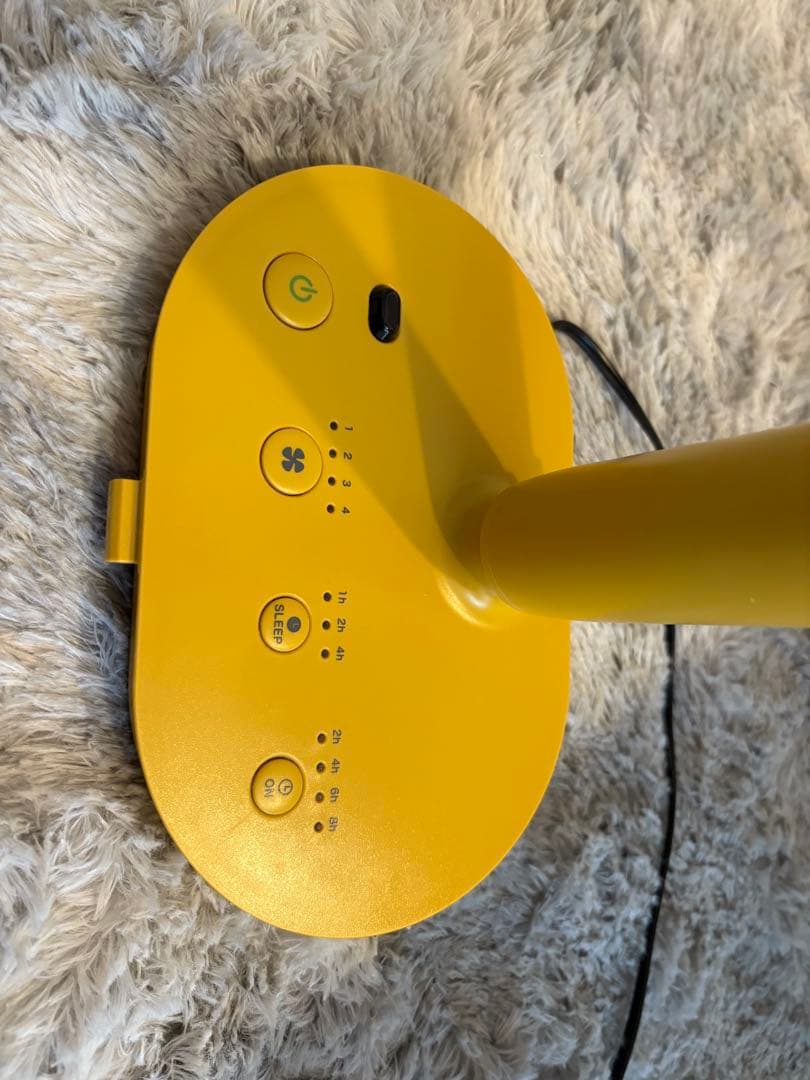 ±0 プラスマイナスゼロ 扇風機 イエロー