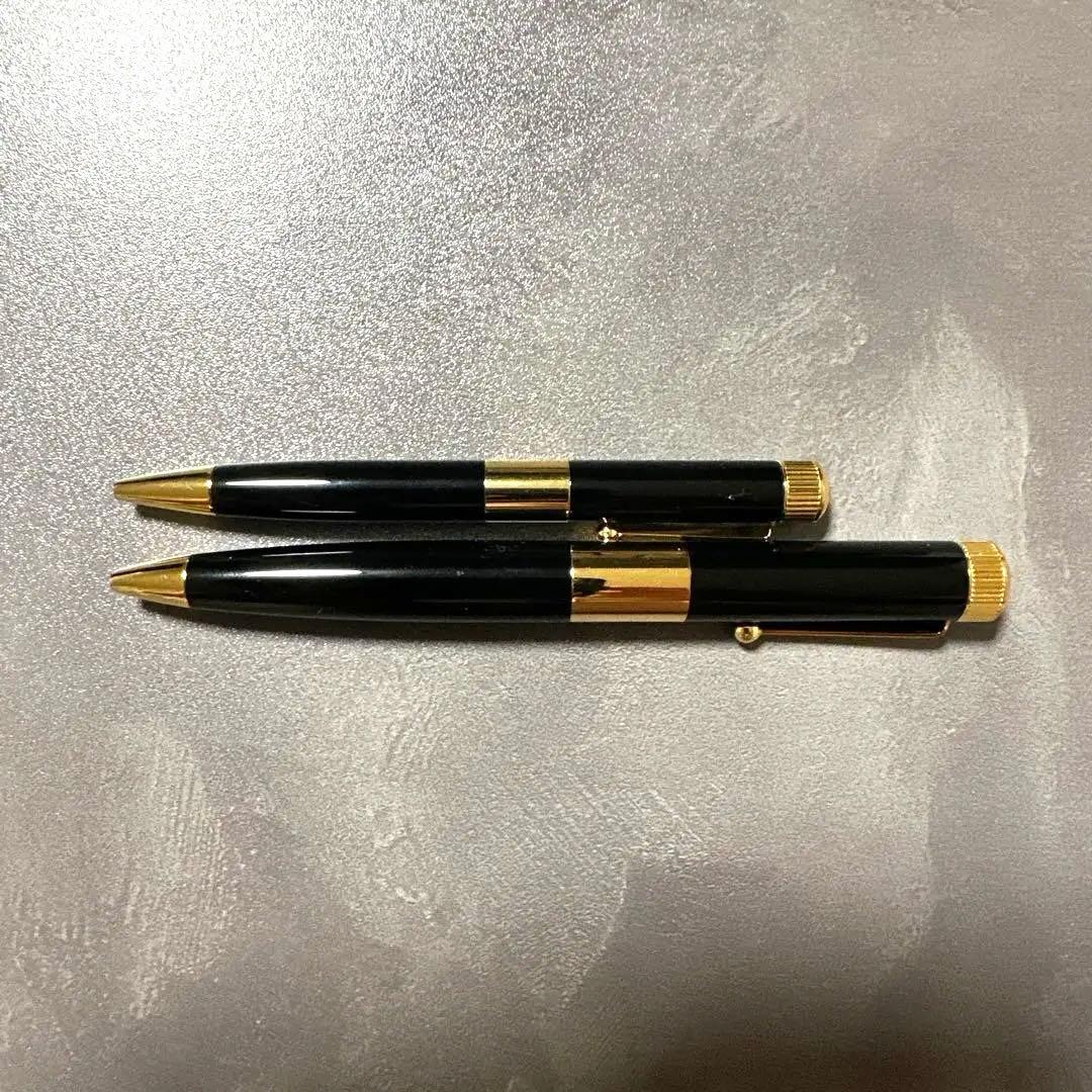 極美品　ロメオ　ミニボールペン　黒金