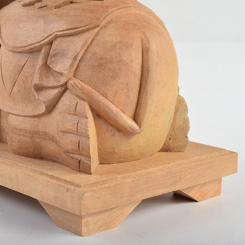 アンバサ様専用松園大龍作白檀 普賢菩薩像 仏像 保証書付 共