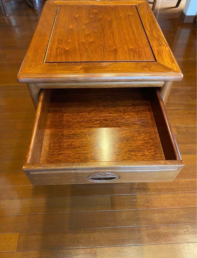 中国アンティーク 無垢材 テーブル 飾り台オブジェ