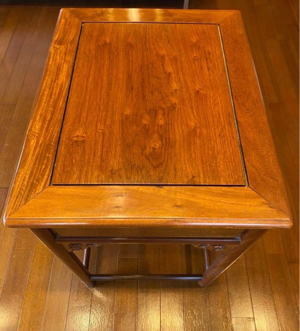 中国アンティーク 無垢材 テーブル 飾り台オブジェ