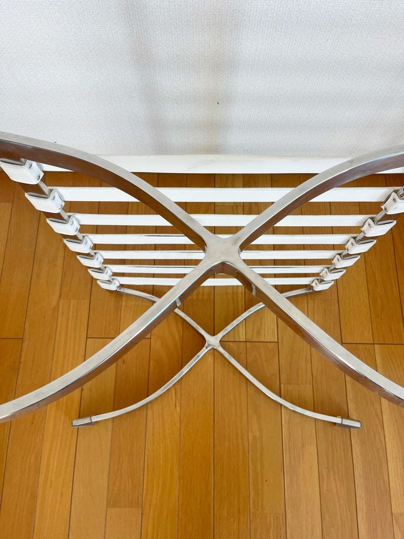 『バルセロナチェア』オットマン リプロダクト品　ダメージあり