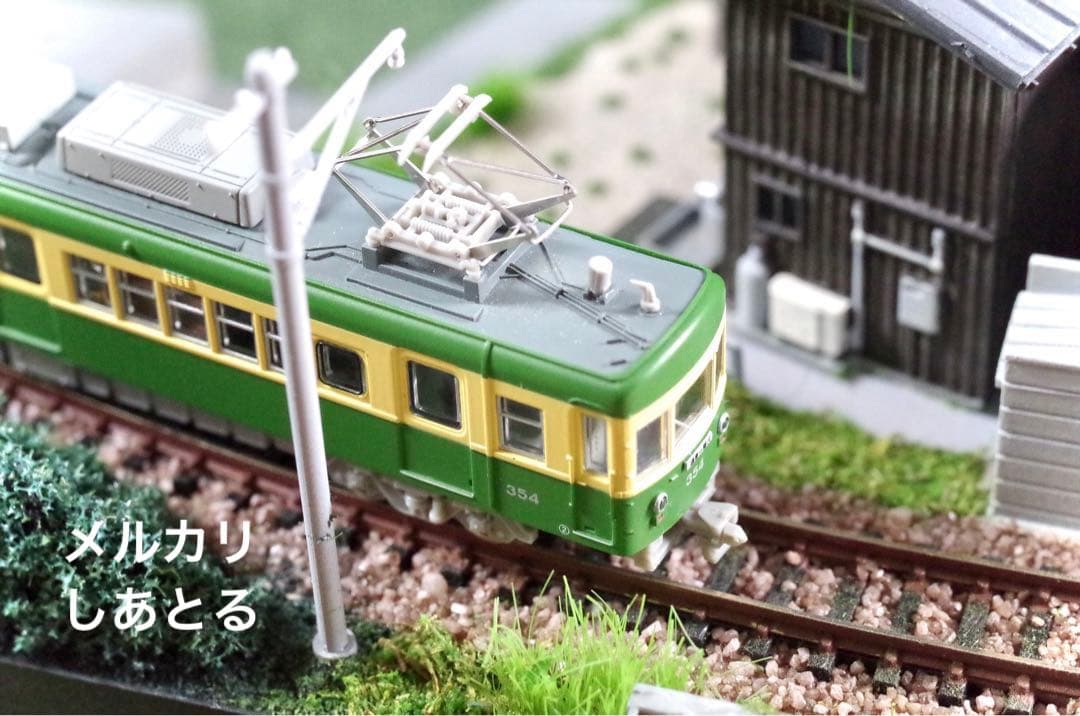 工場 江ノ電 七里ヶ浜橋梁 鉄道ジオラマ展示台 Nゲージ 鉄コレ 鉄道