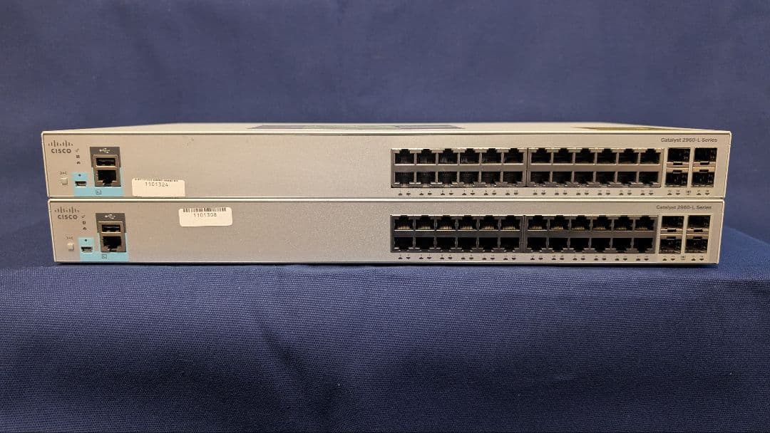CCNA、CCNP】CISCO C891F、C2960 静音タイプ 4台セット