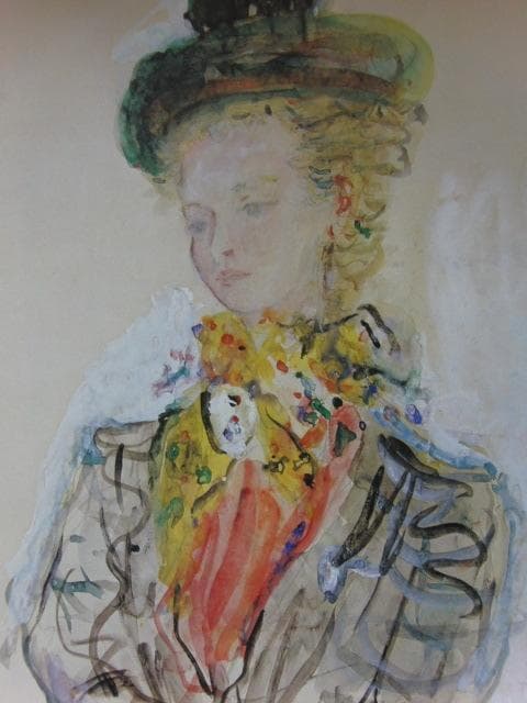 コスティア・テレスコヴィッチ、「ナタリー」、希少な額装用画集より