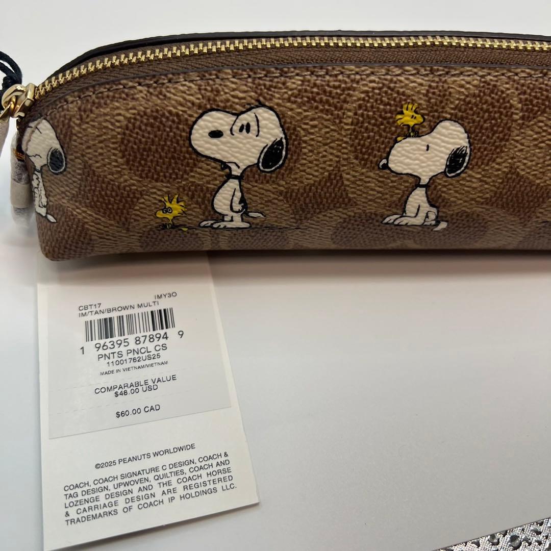COACH スヌーピー 筆箱