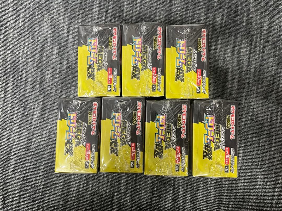 ポケモンカード MEGAドリームex シュリンク付き 7box