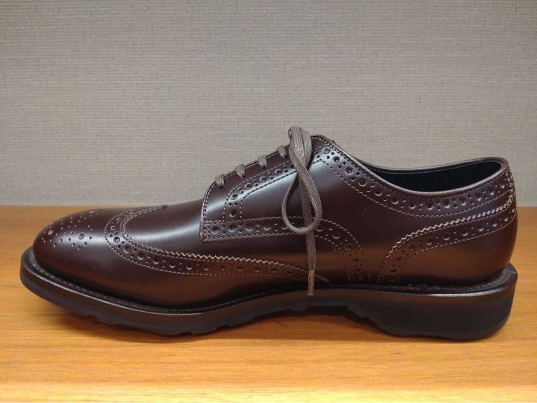 REGAL 15EL 26.5cm ダークブラウン レザーウィングチップシューズ