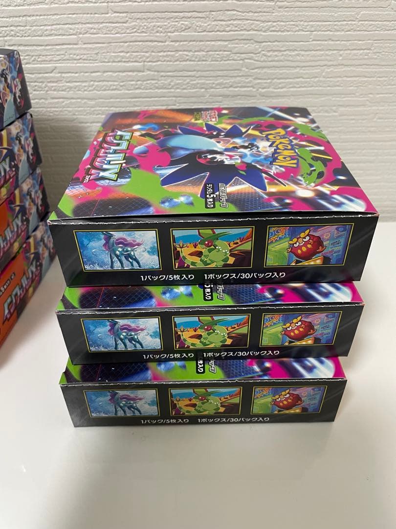 未開封　インフェルノX ポケカ　シュリンク無し　ぺりぺり付き　７箱