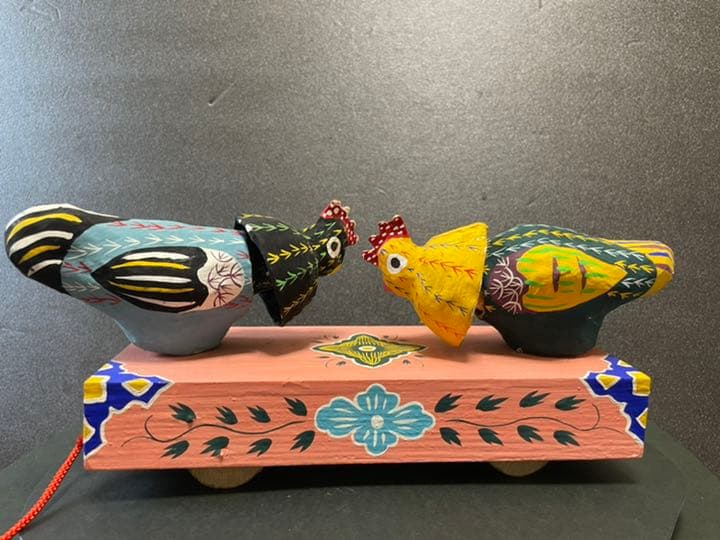 購入 郷土玩具 沖縄張子 闘鶏 作者:古倉保文 郷土玩具 沖縄 沖縄張子