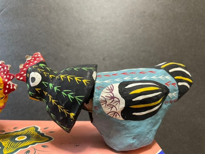 購入 郷土玩具 沖縄張子 闘鶏 作者:古倉保文 郷土玩具 沖縄 沖縄張子