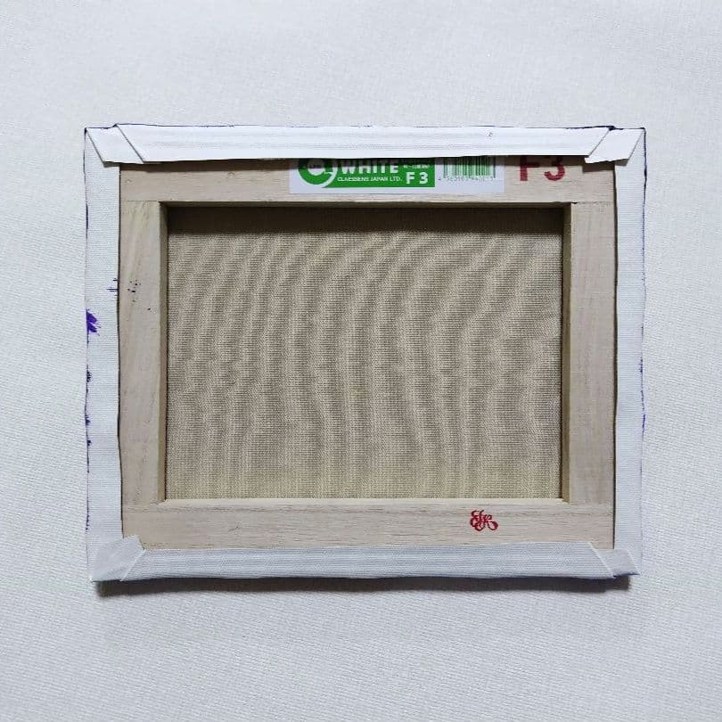 ぷ*あ様 【夜空を眺めて】アクリル画 F3 風景画 絵画