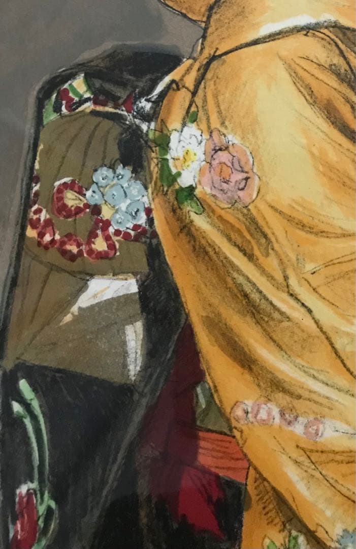 小松崎邦雄 舞妓 リトグラフ 一水会 絵画 美術品 美人画