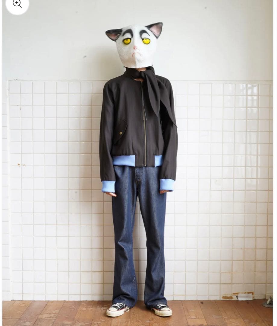 定価6万弱orimi スカーフブルゾンジャケット22aw