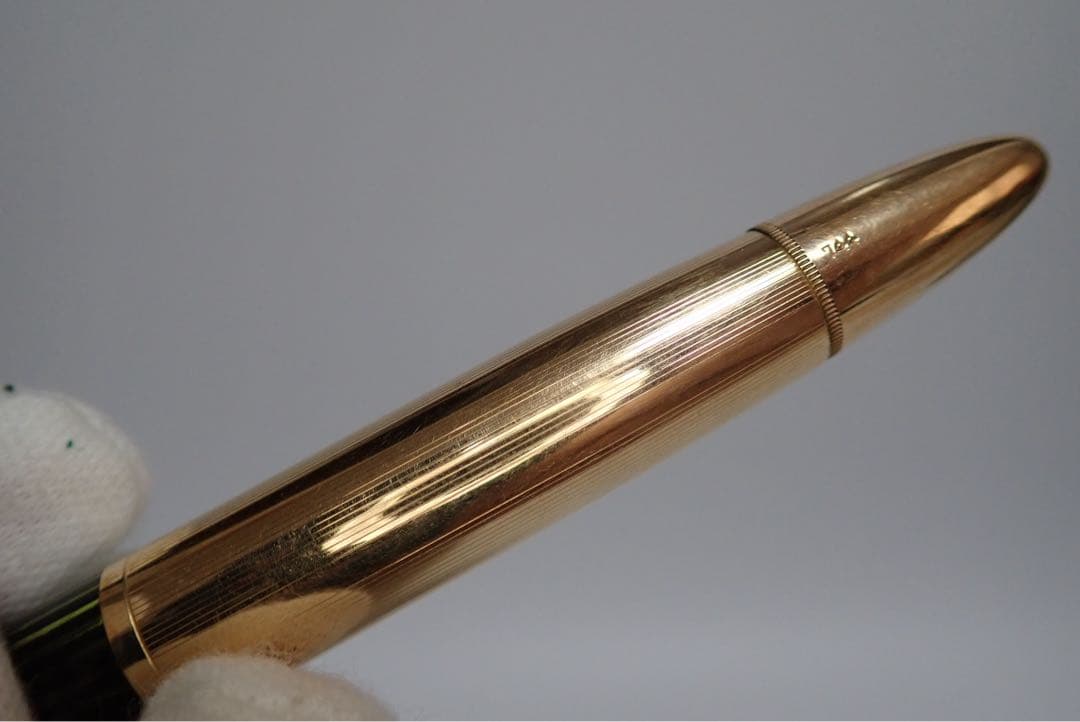 モンブラン｜#744｜ピンストライプゴールド｜吸入方式｜ヴィンテージ