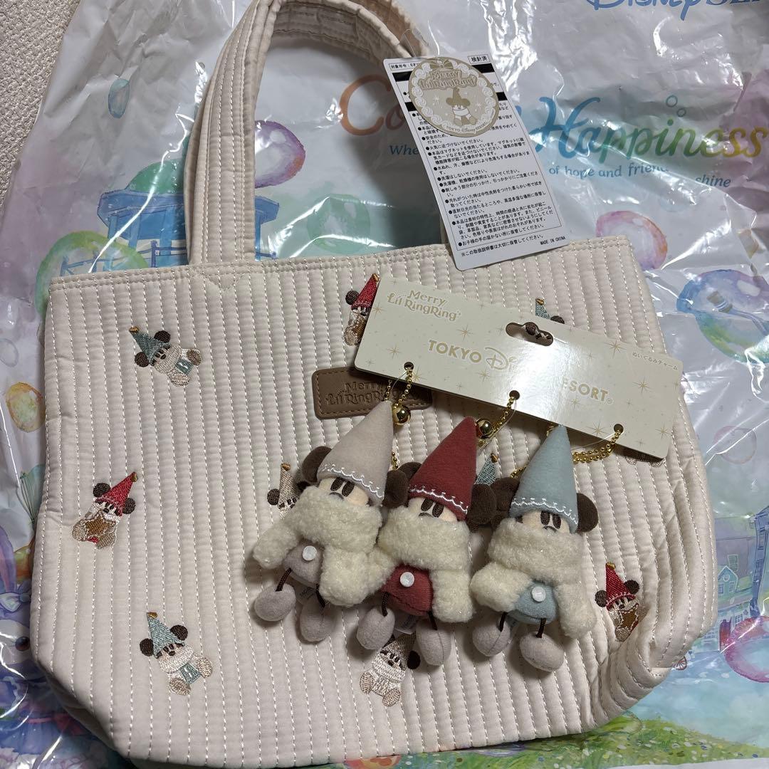 ディズニークリスマス2025 リルリンリントートバッグ＆ぬいぐるみ