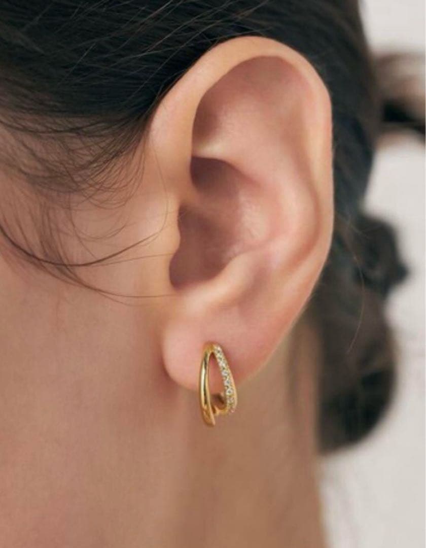 ete ハグピアス イエローゴールド K18 ete】エテ 人気 チャンキー