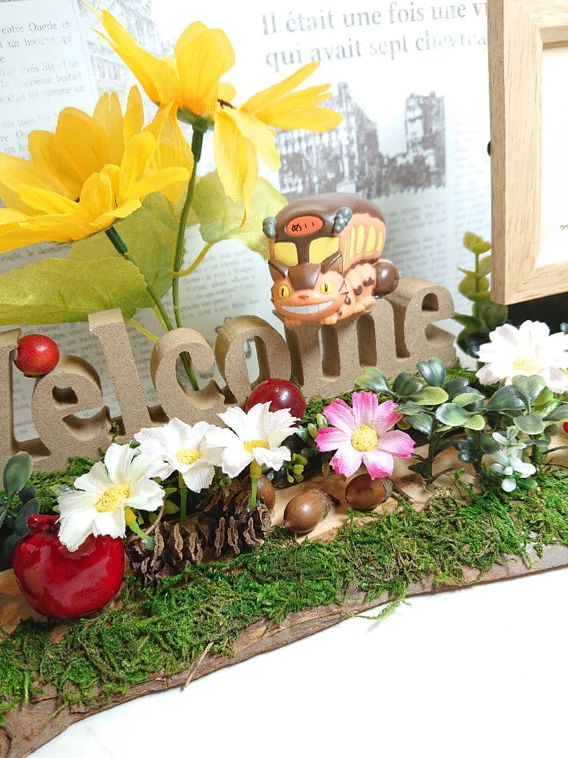 どんぐりトトロ 286 新作! 『トトロのウェルカムボード』 - メルカリ