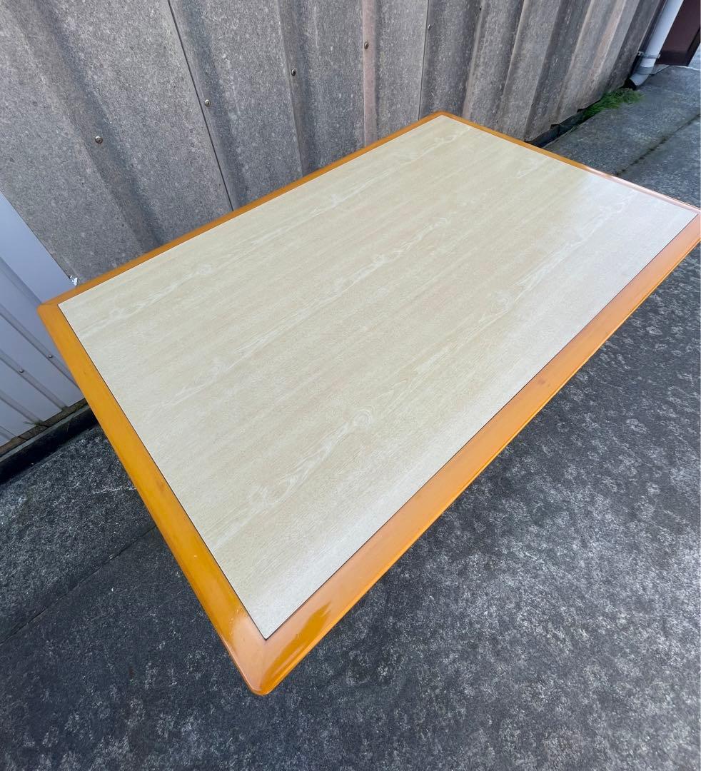 稀少/飛騨産業/HIDA/キツツキマーク/ダイニングテーブル/テーブル/旧タグ